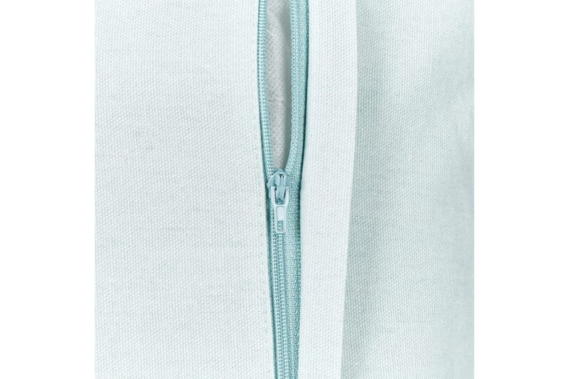 Prydnadskuddar Laminaria set om 2 Blå/Silver - Blå/Silver - Textilier & mattor - Kuddar & plädar - Utomhuskudde