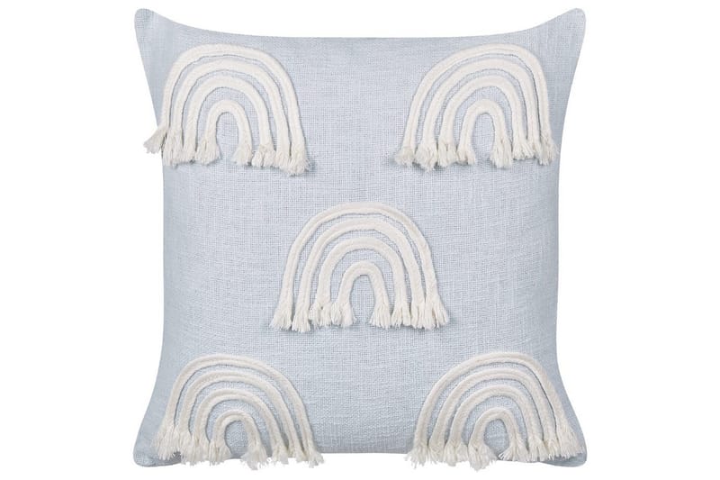 Prydnadskuddar Leea set om 2 Blå/Vit - Blå/Vit - Textilier & mattor - Kuddar & plädar - Utomhuskudde