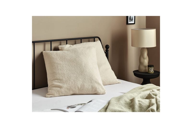 Prydnadskuddar Leuzea set om 2 Beige, 60x60 cm - Beige, 60x60 cm - Textilier & mattor - Kuddar & plädar - Utomhuskudde