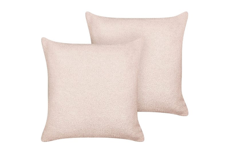 Prydnadskuddar Leuzea set om 2 Rosa, 45x45 cm, Rosa, 45x45 cm