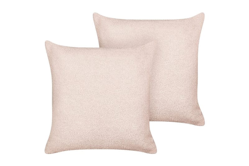 Prydnadskuddar Leuzea set om 2 Rosa, 45x45 cm - Rosa, 45x45 cm - Textilier & mattor - Kuddar & plädar - Utomhuskudde