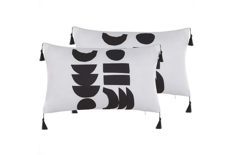 Prydnadskuddar Liriope set om 2 Rektangulär, Rektangulär