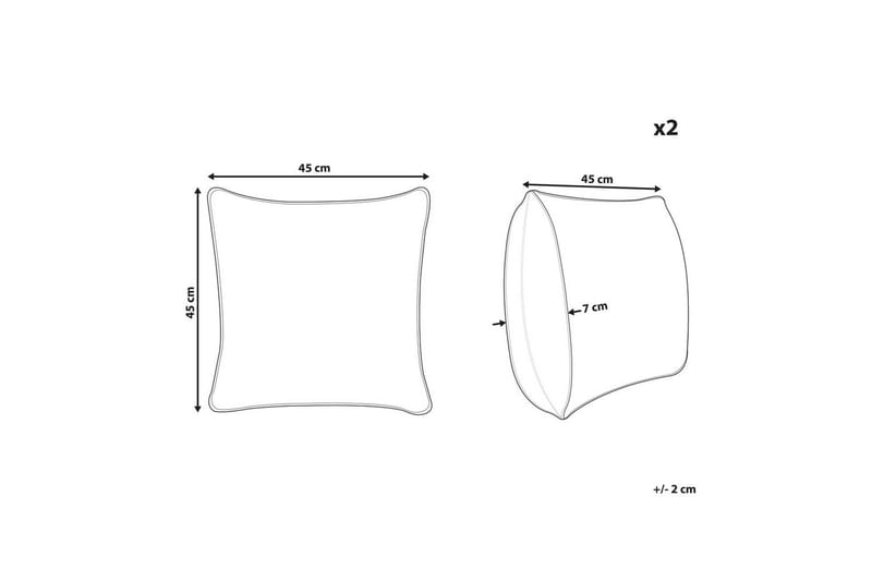 Prydnadskuddar Lonicera set om 2 - Textilier & mattor - Kuddar & plädar