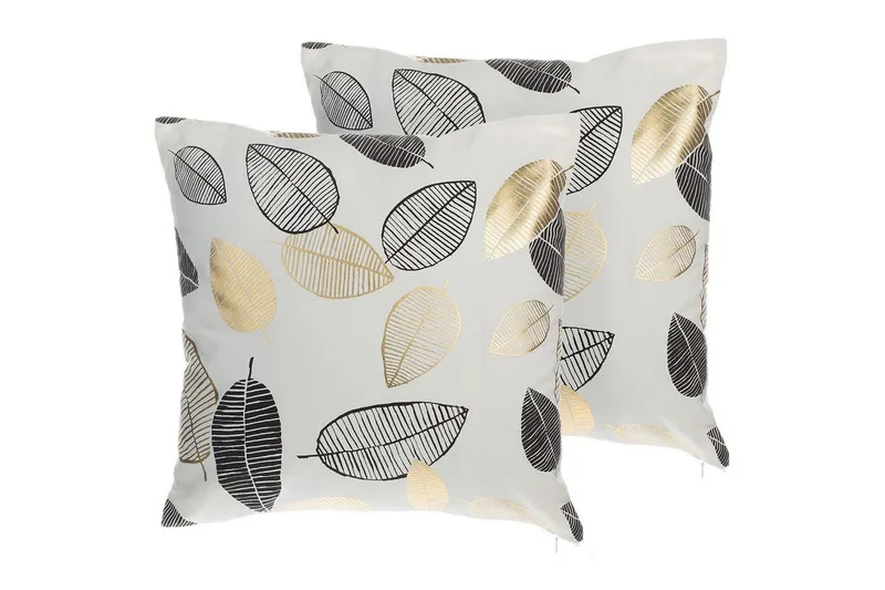 Prydnadskuddar Lotus set om 2