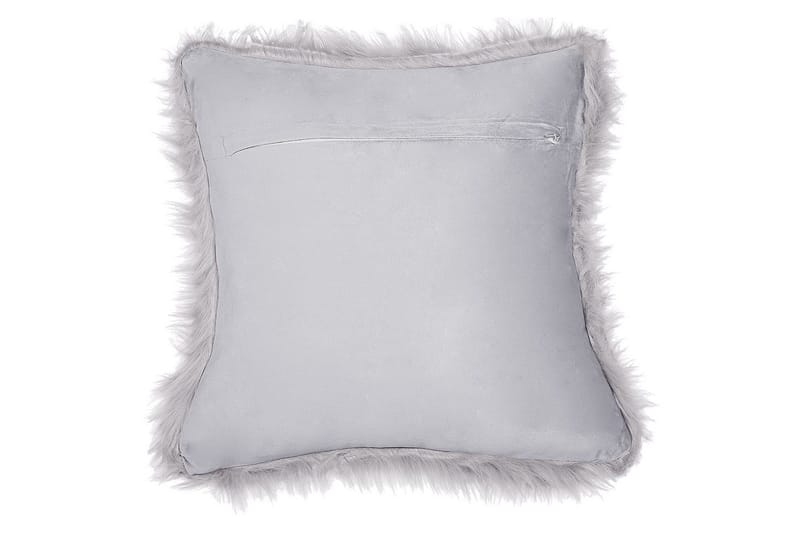 Prydnadskuddar Lubha set om 2 Grå - Grå - Textilier & mattor - Kuddar & plädar