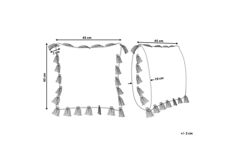 Prydnadskuddar Lynchis Rosa - Rosa - Textilier & mattor - Kuddar & plädar - Utomhuskudde