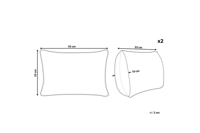 Prydnadskuddar Lythrum set om 2 - Textilier & mattor - Kuddar & plädar
