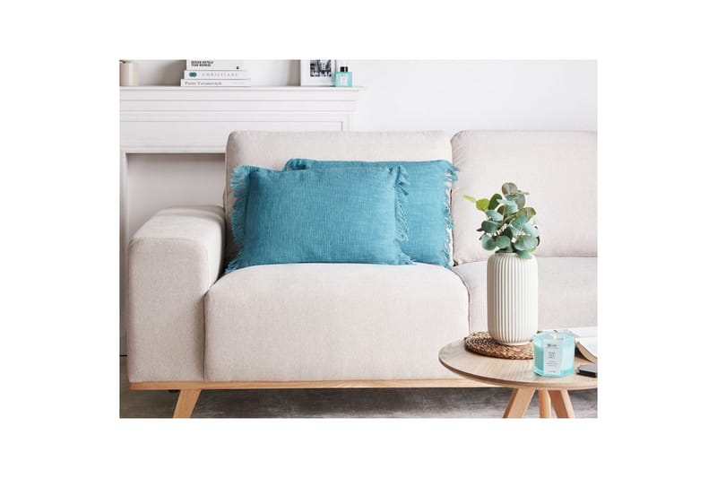 Prydnadskuddar Maba set om 2 Marinblå - Marinblå - Textilier & mattor - Kuddar & plädar - Utomhuskudde