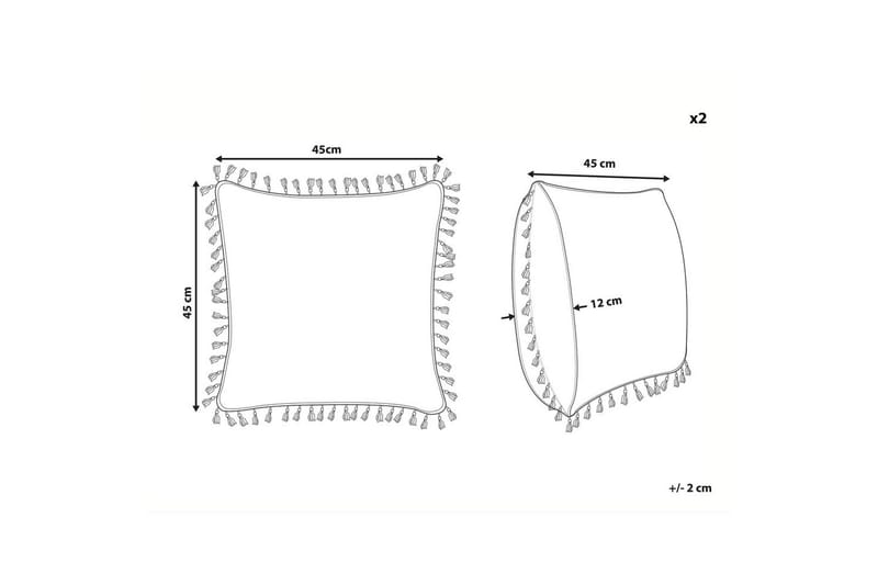 Prydnadskuddar Mallow set om 2 - Textilier & mattor - Kuddar & plädar