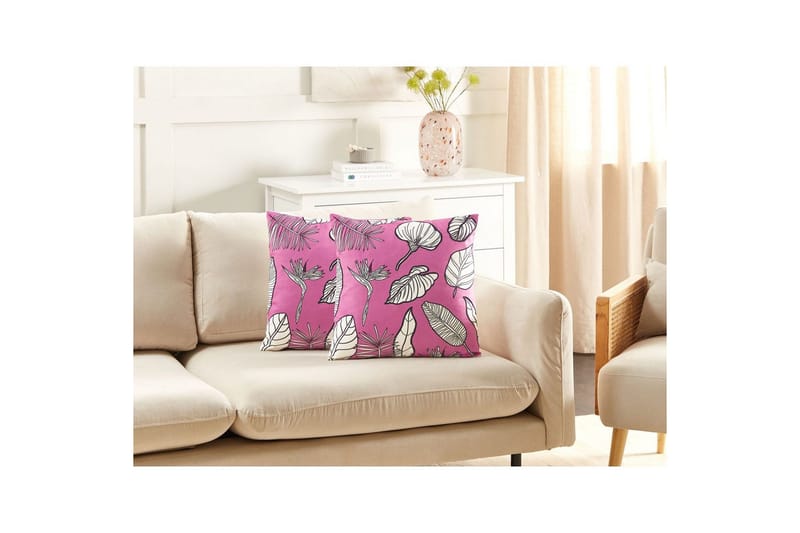 Prydnadskuddar Malva set om 2 - Textilier & mattor - Kuddar & plädar - Utomhuskudde