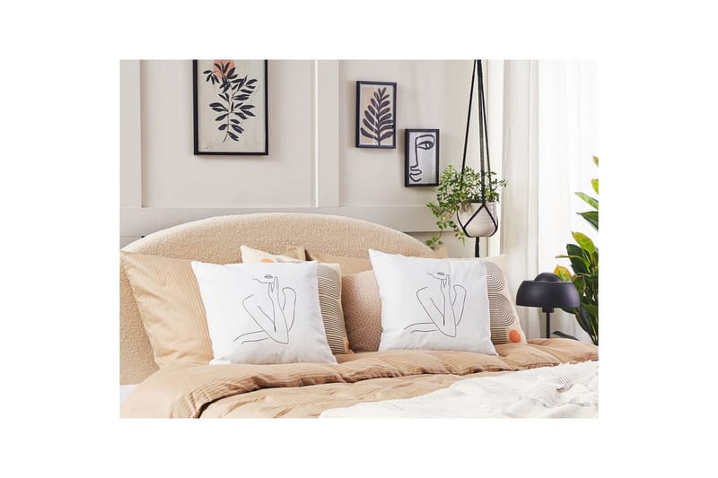 Prydnadskuddar Meadowfoam set om 2 - Textilier & mattor - Kuddar & plädar