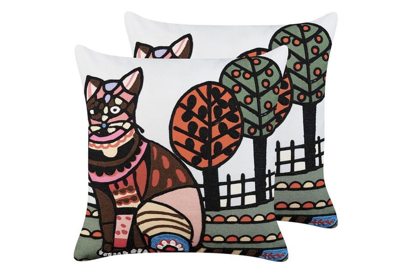 Prydnadskuddar Mehsana set om 2