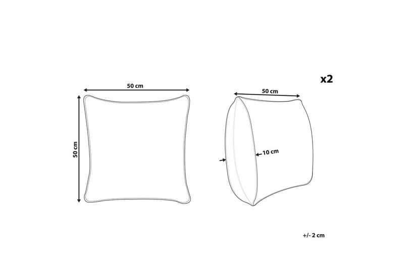 Prydnadskuddar Mehsana set om 2 - Textilier & mattor - Kuddar & plädar