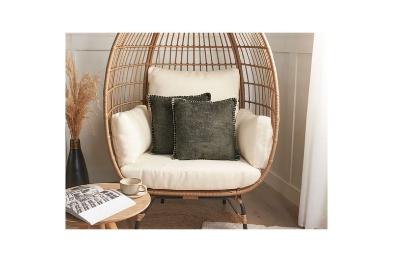 Prydnadskuddar Melur set om 2 Grå - Grå - Textilier & mattor - Kuddar & plädar - Utomhuskudde