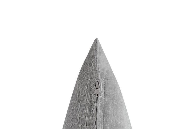 Prydnadskuddar Milas set om 2 Grå/vit - Grå/vit - Textilier & mattor - Kuddar & plädar - Utomhuskudde