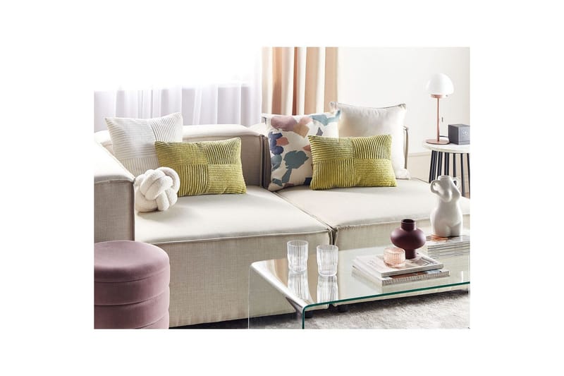 Prydnadskuddar Millet set om 2 Grön, Rektangulär - Grön, Rektangulär - Textilier & mattor - Kuddar & plädar - Utomhuskudde