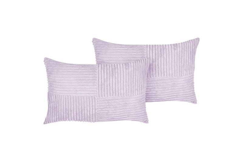 Prydnadskuddar Millet set om 2 Violett, Rektangulär - Violett, Rektangulär - Textilier & mattor - Kuddar & plädar - Utomhuskudde
