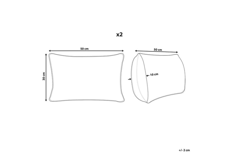 Prydnadskuddar Nasturtium set om 2 - Textilier & mattor - Kuddar & plädar - Utomhuskudde