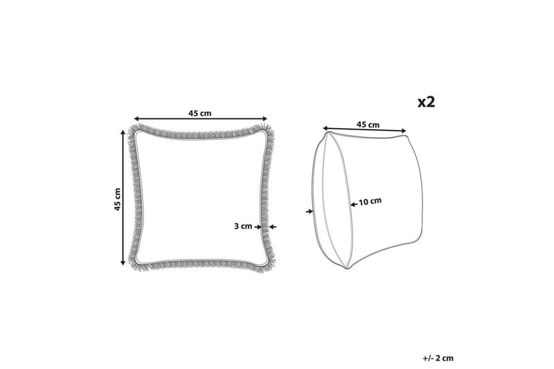 Prydnadskuddar Omorika set om 2 - Textilier & mattor - Kuddar & plädar