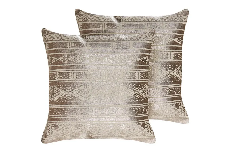 Prydnadskuddar Oujda set om 2 Rose guld, Rose guld