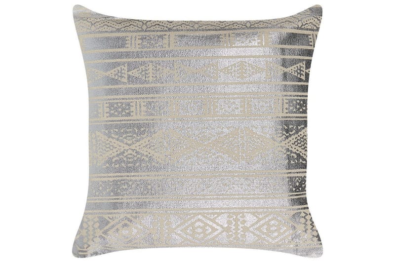 Prydnadskuddar Oujda set om 2 Silver - Silver - Textilier & mattor - Kuddar & plädar - Utomhuskudde