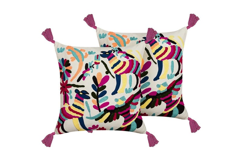 Prydnadskuddar Raiganj set om 2