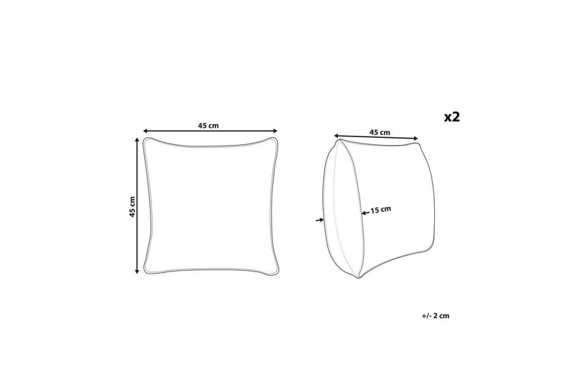Prydnadskuddar Rotala set om 2 - Textilier & mattor - Kuddar & plädar