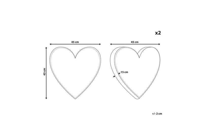 Prydnadskuddar Rubia set om 2 - Textilier & mattor - Kuddar & plädar