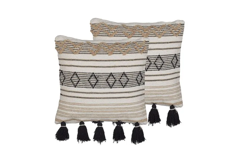 Prydnadskuddar Sambucus set om 2