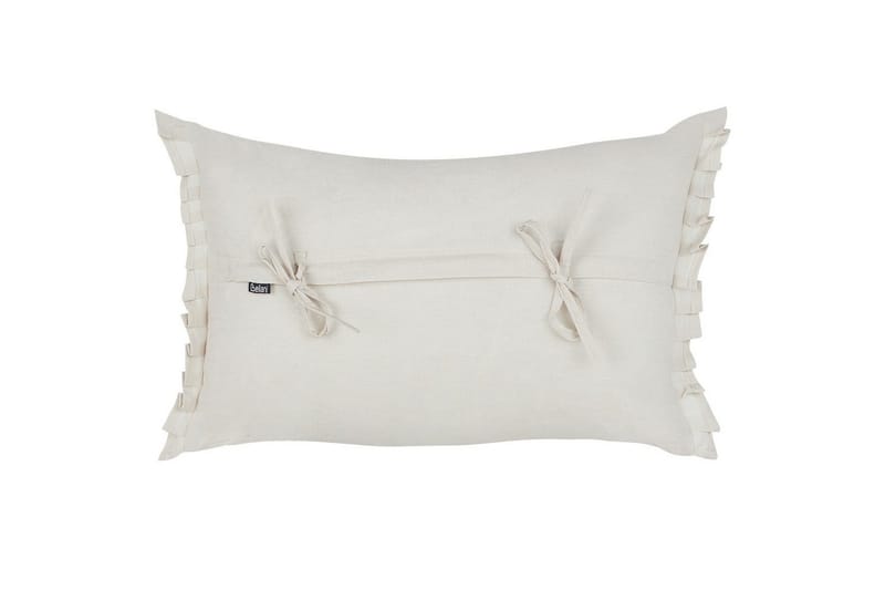 Prydnadskuddar Sassafras set om 2 Vit - Vit - Textilier & mattor - Kuddar & plädar