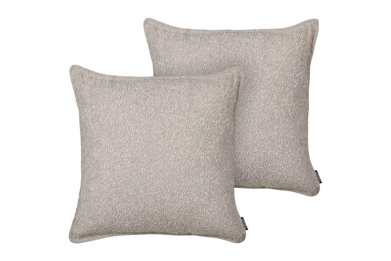 Prydnadskuddar Senecia set om 2 Beige - Beige - Textilier & mattor - Kuddar & plädar