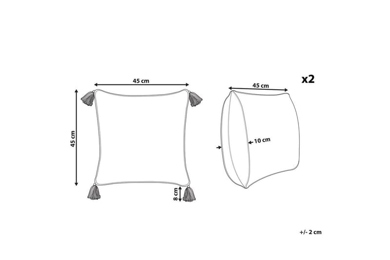 Prydnadskuddar Setosa set om 2 - Textilier & mattor - Kuddar & plädar - Utomhuskudde