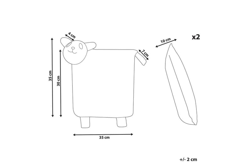 Prydnadskuddar Shadoor set om 2 - Textilier & mattor - Kuddar & plädar