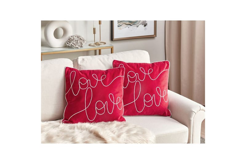 Prydnadskuddar Siderasis set om 2 - Textilier & mattor - Kuddar & plädar - Utomhuskudde