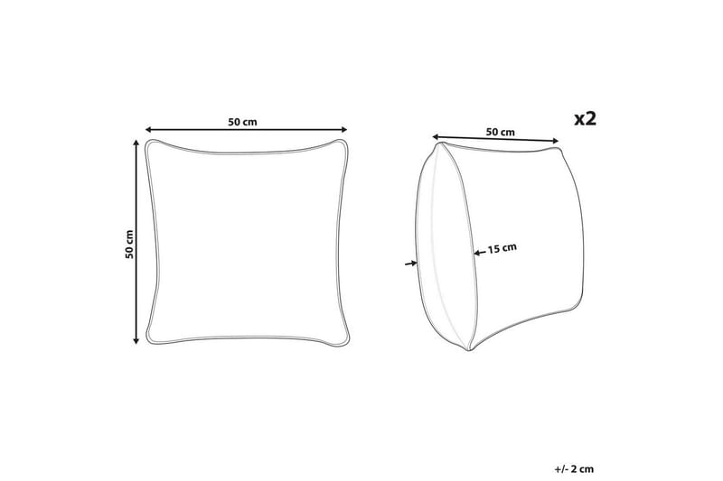 Prydnadskuddar Sidi set om 2 - Textilier & mattor - Kuddar & plädar - Utomhuskudde
