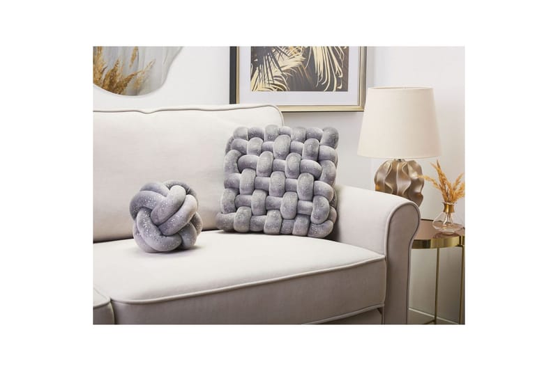 Prydnadskuddar Sirali Grå - Grå - Textilier & mattor - Kuddar & plädar