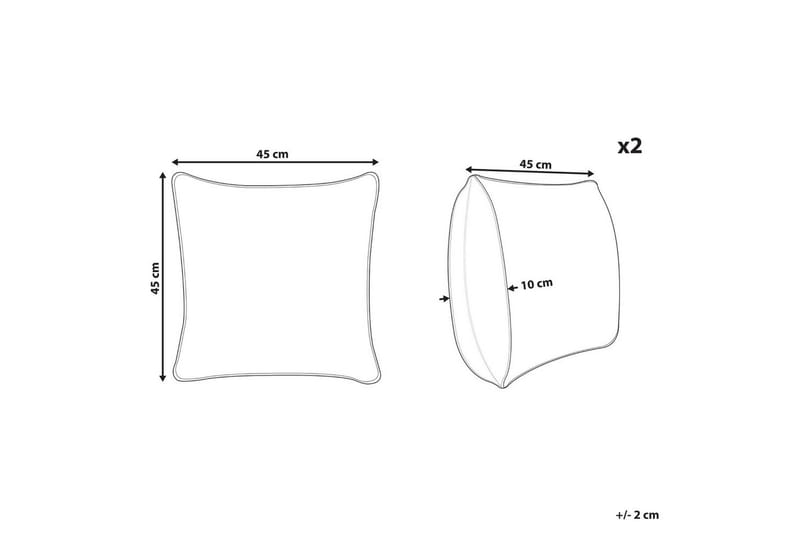 Prydnadskuddar Skimmia set om 2 - Textilier & mattor - Kökstextilier - Dukar & löpare - Julduk