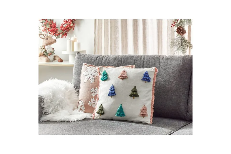 Prydnadskuddar Skimmia - Textilier & mattor - Kökstextilier - Dukar & löpare - Julduk