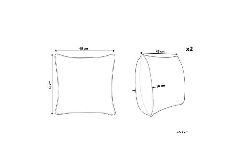 Prydnadskuddar Sophora set om 2 - Textilier & mattor - Kuddar & plädar