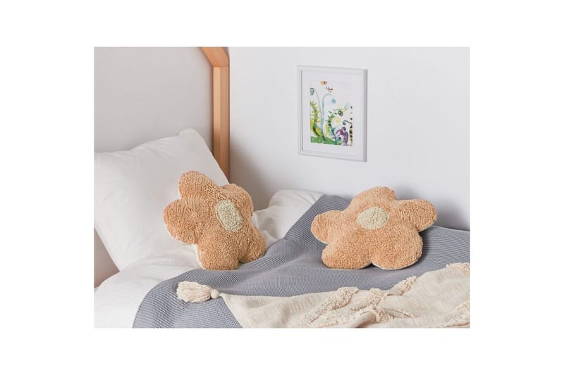 Prydnadskuddar Sorrel set om 2 Rosa/Beige/Vit - Rosa/Beige/Vit - Textilier & mattor - Kuddar & plädar