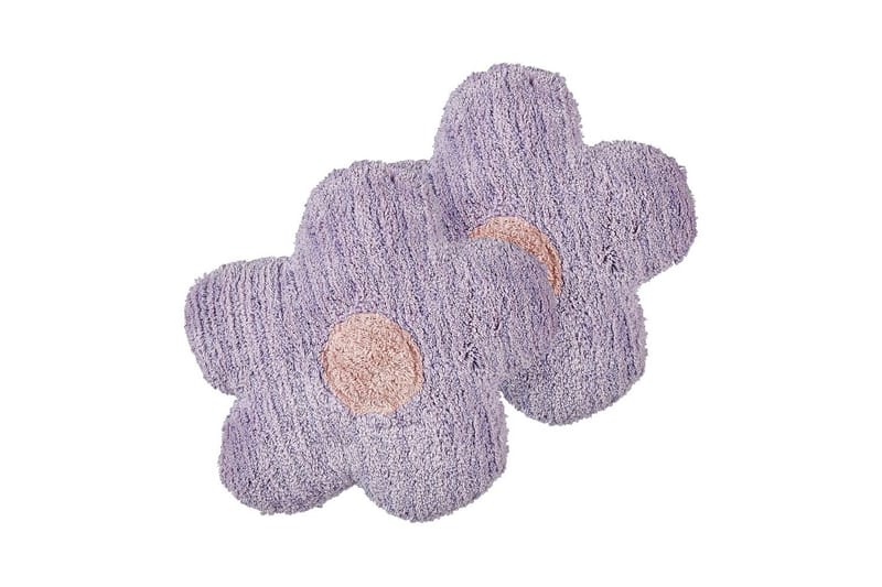 Prydnadskuddar Sorrel set om 2 Violett/Vit/Rosa - Violett/Vit/Rosa - Textilier & mattor - Kuddar & plädar