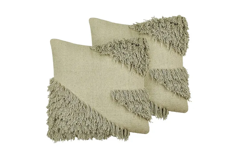 Prydnadskuddar Sourwood set om 2 Grön, Grön