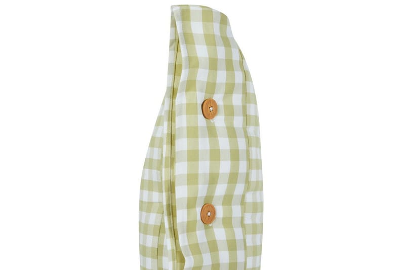 Prydnadskuddar Talya Grönt/vitt/ljust trä, Rektangulär - Grönt/vitt/ljust trä, Rektangulär - Textilier & mattor - Kuddar & plädar - Utomhuskudde