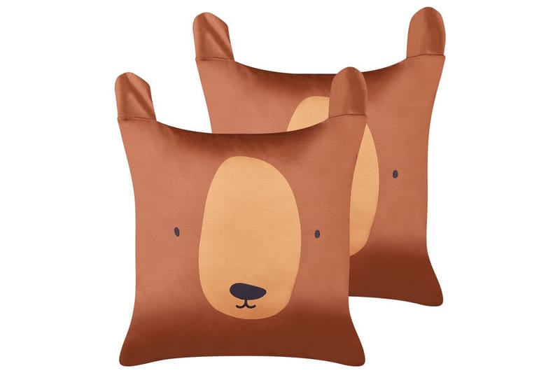 Prydnadskuddar Teddybear set om 2 - Textilier & mattor - Kuddar & plädar - Utomhuskudde