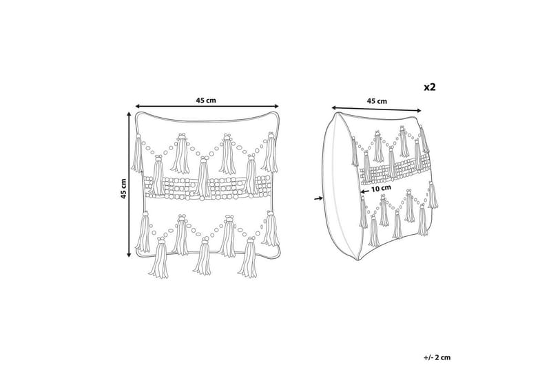 Prydnadskuddar Thondi set om 2 - Textilier & mattor - Kuddar & plädar