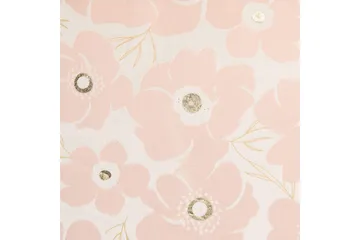 Prydnadskuddar Triteleia set om 2 Rosa/guld/beige - Rosa/guld/beige - Textilier & mattor - Kuddar & plädar