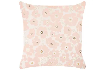 Prydnadskuddar Triteleia set om 2 Rosa/guld/beige - Rosa/guld/beige - Textilier & mattor - Kuddar & plädar