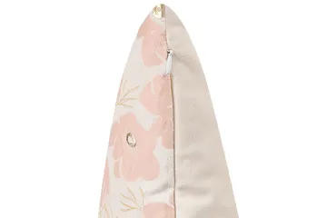 Prydnadskuddar Triteleia set om 2 Rosa/guld/beige - Rosa/guld/beige - Textilier & mattor - Kuddar & plädar