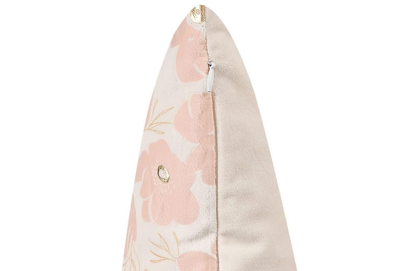 Prydnadskuddar Triteleia set om 2 Rosa/guld/beige - Rosa/guld/beige - Textilier & mattor - Kuddar & plädar
