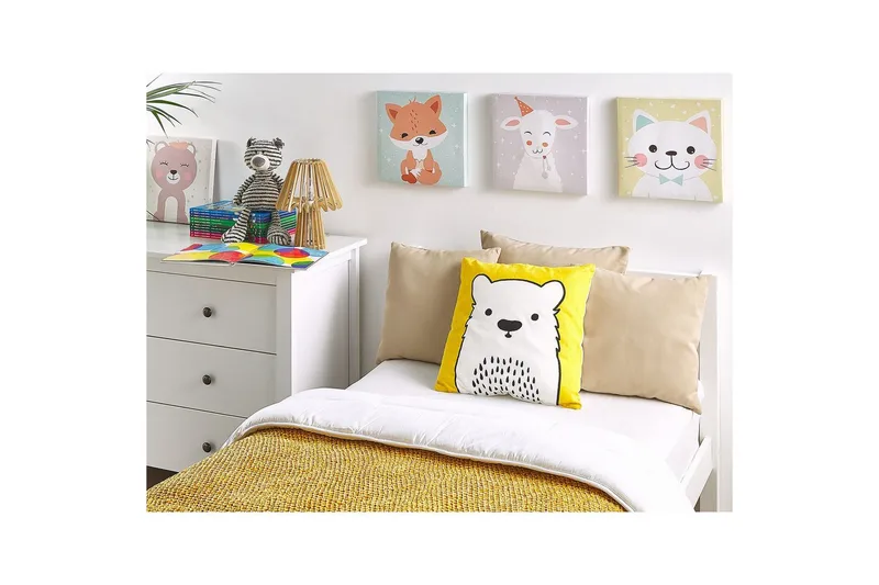 Prydnadskuddar Waranasi Gul/Vit/Svart - Gul/Vit/Svart - Textilier & mattor - Kuddar & plädar - Utomhuskudde